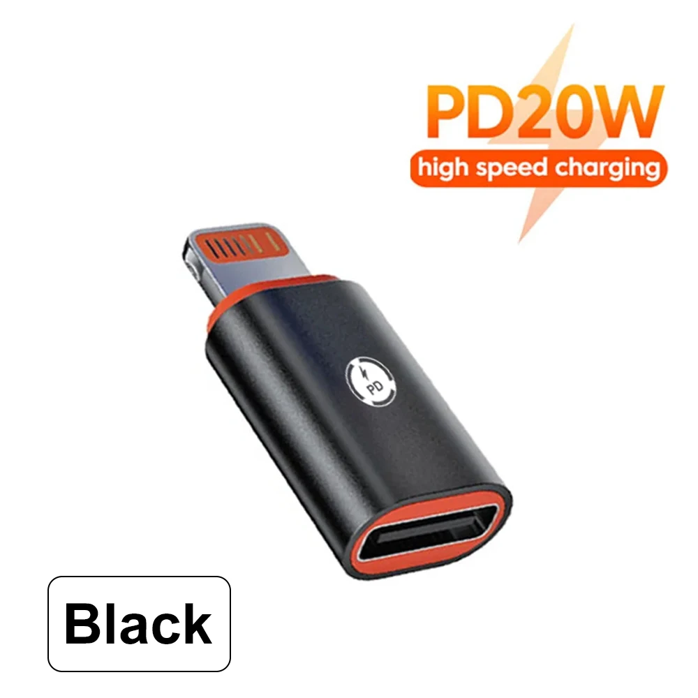 OTG Adapter 1PCS PD20W USB Type C To Lightning OTG Adapter for IOS Lightning Male to Type C Female Connector Converter for iPhone iPad otg adapter