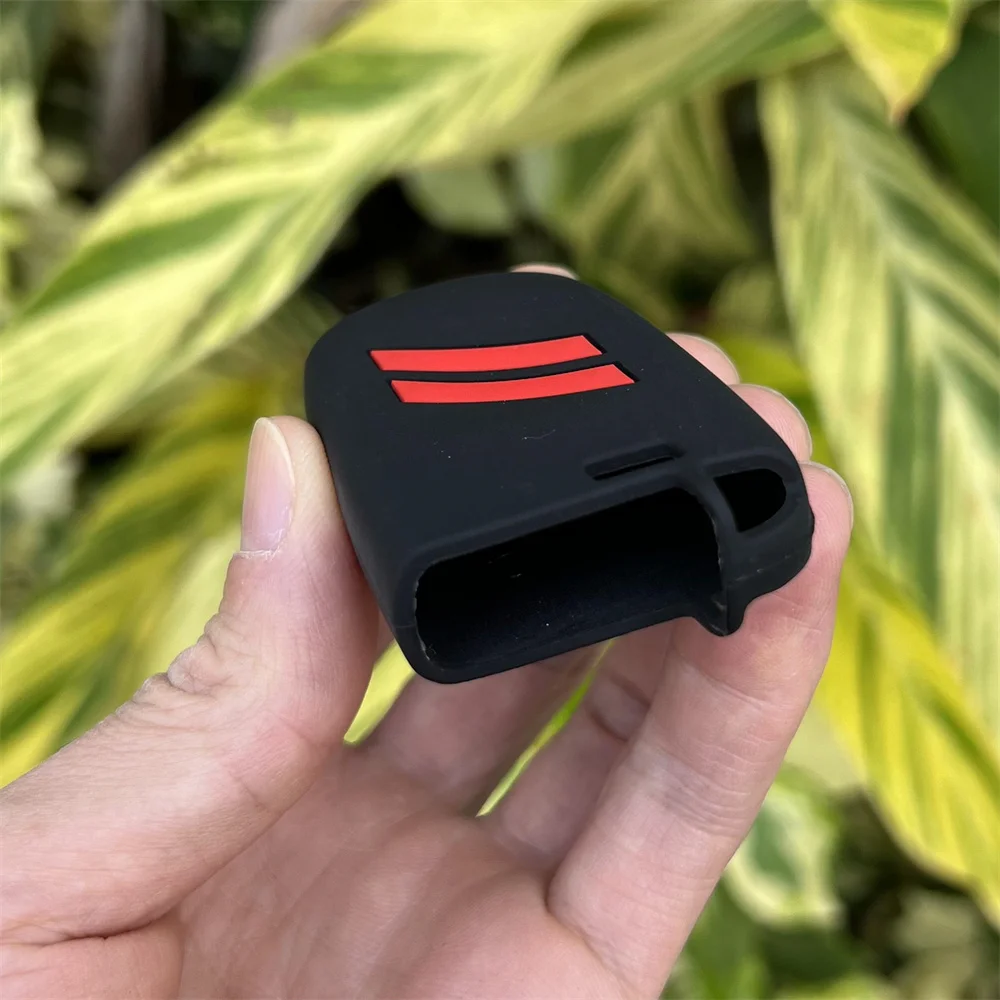 Key Case Key Case Cover Remote Control Case Cover Car Key Case For Chrysler Dodge Jeep Fiat 5 Button Remote Smart Key Fob Silicone Cover Holder Protect Skin