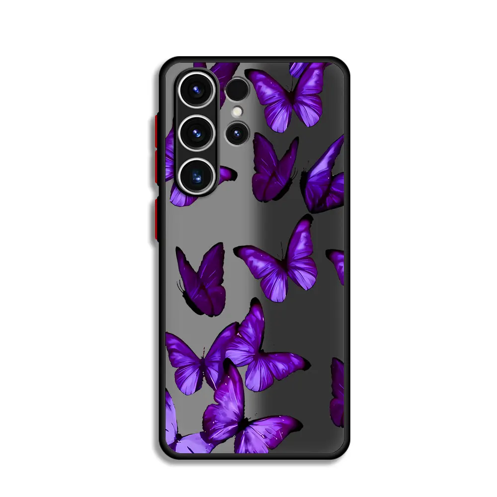 Retro Butterfly Design Phone Case - Colorful Protective Cover