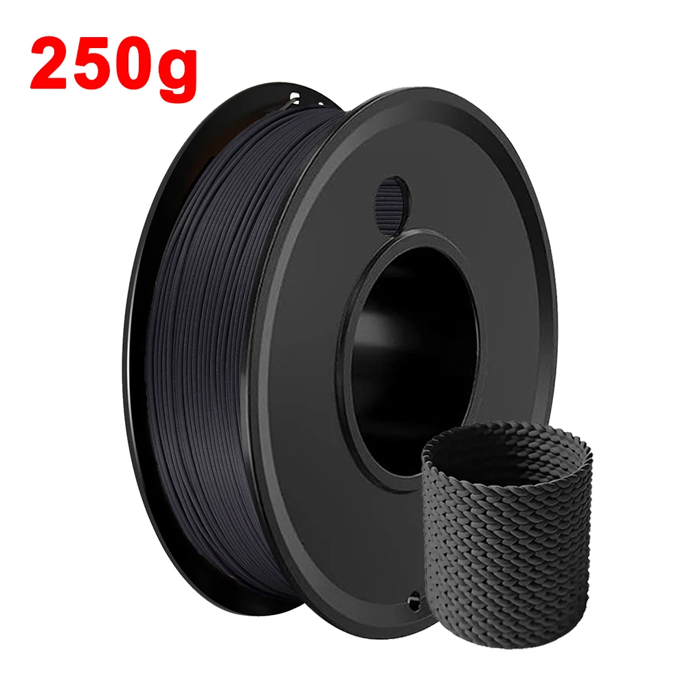 Premium Wood-Textured 3D Printer PLA Filament - 1.75mm, Black Walnut, Ebony, Cherry, and Sandalwood Finish, 250g to 1kg Options