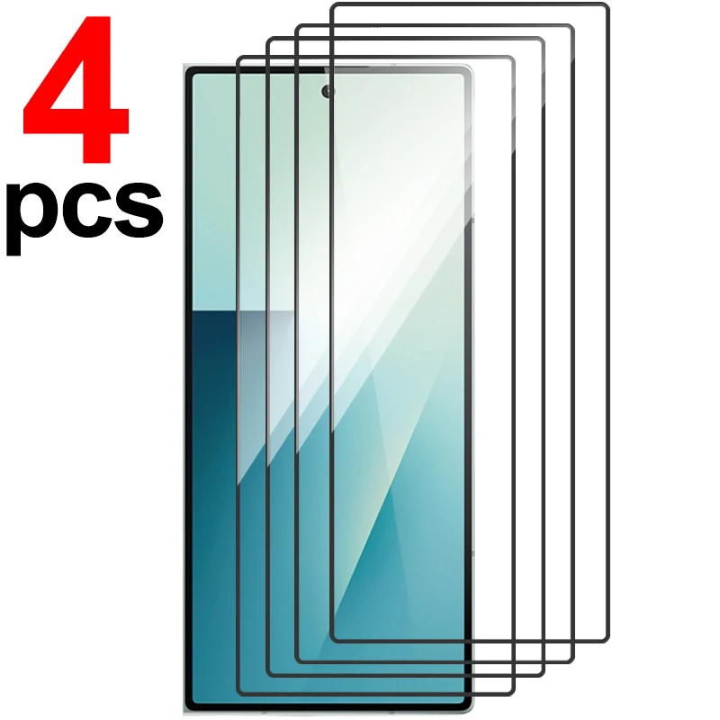 4-Pack HD Tempered Glass Screen Protector Set