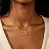 Sanrio – collier personnalisé Hello Kitty pour femmes, plaque nominative personnalisée, pendentif chat de dessin animé, bijoux en acier inoxydable