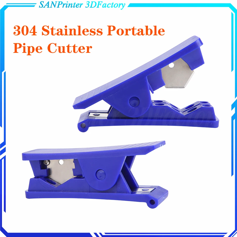 Mini 304 stainless Portable Pipe Cutter blade For Pneumatic Tube Nylon PVC PU Cutting Tools 3D Printer Parts PTFE Tube Cutter ptfe tube cutter hot water purifier cut tool portable cutter blade for 3d printer parts tube nylon pvc pu pe cutting tools