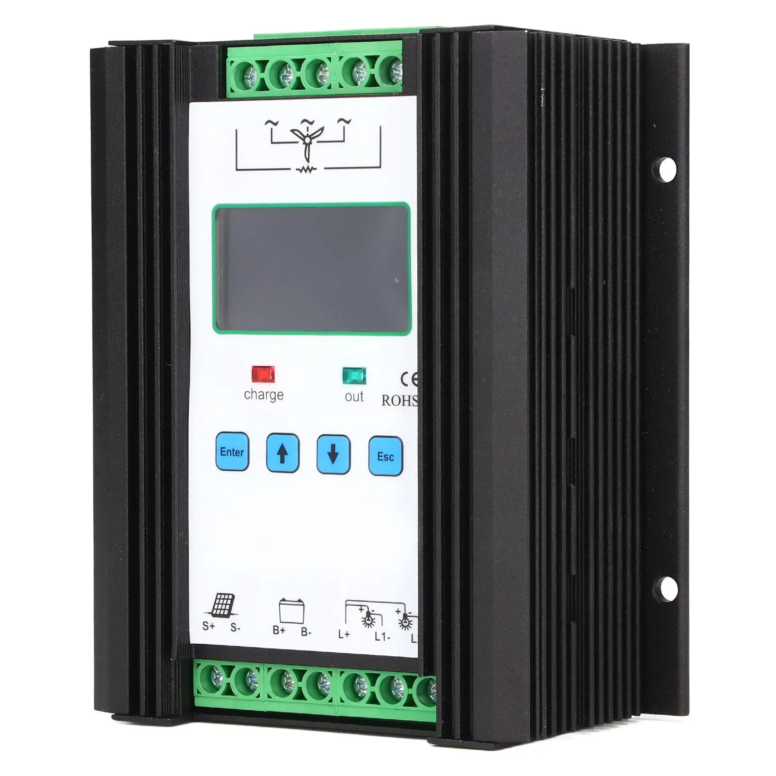 

600W DC 12V 24V Wind Solar Hybrid Controller Intelligent Digital Control Regulator
