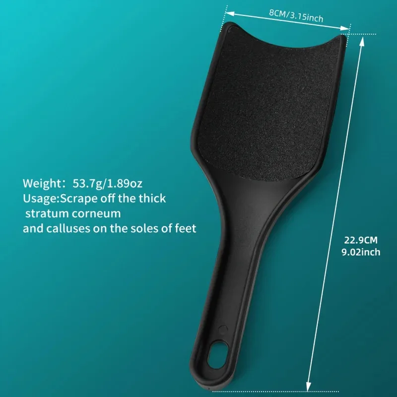 Double-sided Professional Curved foot scrubber Dead Skin Removal Tool Foot Scraper Household Plastic Scrubber Care