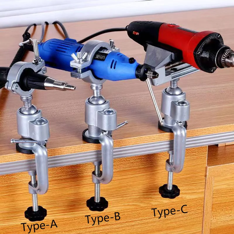 Fixation Perceuse électrique Support De Perceuse/meuleuse Rotatif 360° - En Alliage D'aluminium, Fixation Pour Outils électriques Support Rotatif 360° Pour Meuleuse