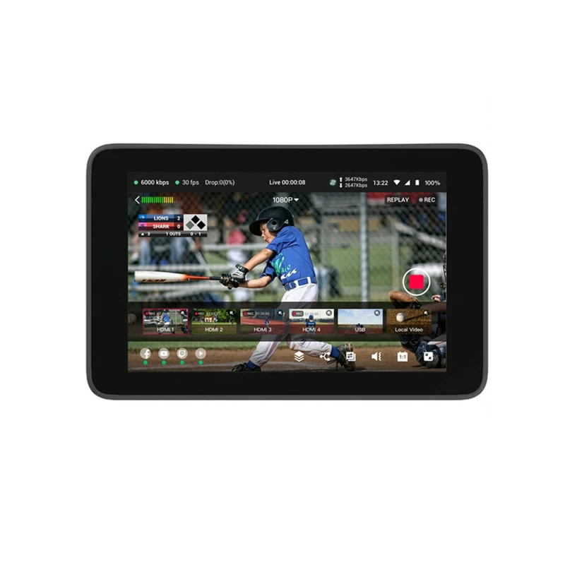 Description Picture 2 of itemYoloLiv YoloBox Ultra, The Ultimate All-in-one Horizontal/Vertical Live Streaming Equipment Switcher Monitor Encoder Recorder