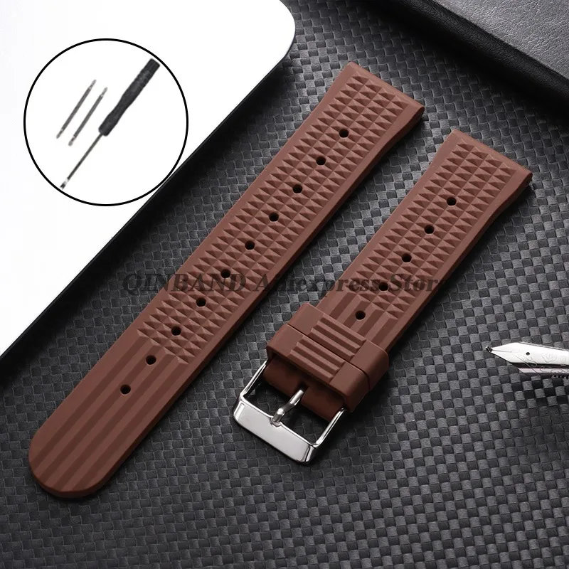 Premium Silicone Waterproof Sport Watchband Replacement Bracelet