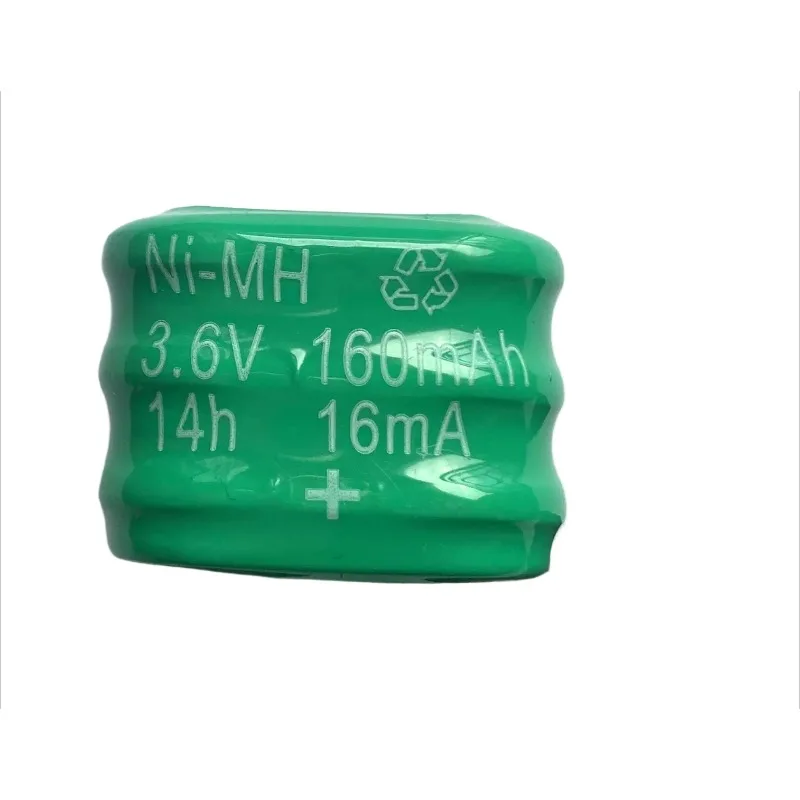 2Pcs/lot 3.6V 160mAh Ni-MH Rechargeable Button Cell Motherboard Backup Battery w