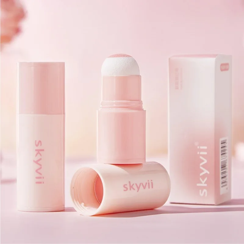 Multi-tonal Blush Stick Makeup Long-lasting Waterproof Simple Lip and Cheek Color Highly Pigmented Moisturizing Pink Blush 4