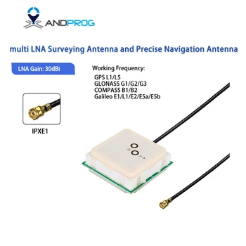 Antenna GPS Attiva RTK di Alta Qualità e Precisione, Multi LNA GPS/GLONASS/BEIDOU/GALILEO