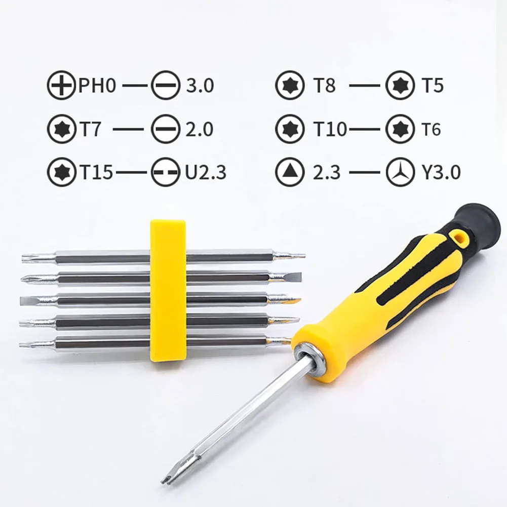 6 In 1 Screwdriver Set Remover Wrench Hex Screw Driver Bits