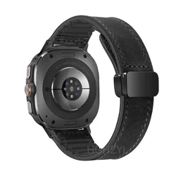 Premium Leather-Silicone Hybrid Strap - Elegant Wristband Bracelet for Watch 8 Classic (3)