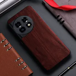 Bamboo Wood Pattern Explosion-Proof Protective Case for OnePlus 11R 5G (BR)