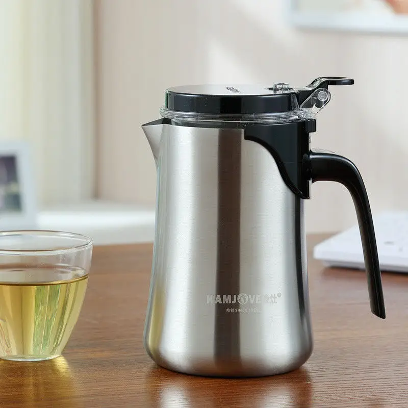 [GRANDNESS] 650ml Kamjove Stainless Steel Travel Teapot Kamjove Tea Pot Teapot Glass Tea Pot TO-650E