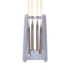 8-Hole Billiard Cue Rack - Wood Multifunctional Pool Stick Stand Holder Cue Holder for Fishing Rod Golf Club (Wood Grain/White) 5