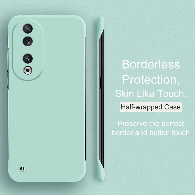 Coque de protection ultra fine en polycarbonate rigide sans bordure de couleur bonbon pour Huawei Honor 90 70 60 50 30 Pro Lite SE_voghion.com