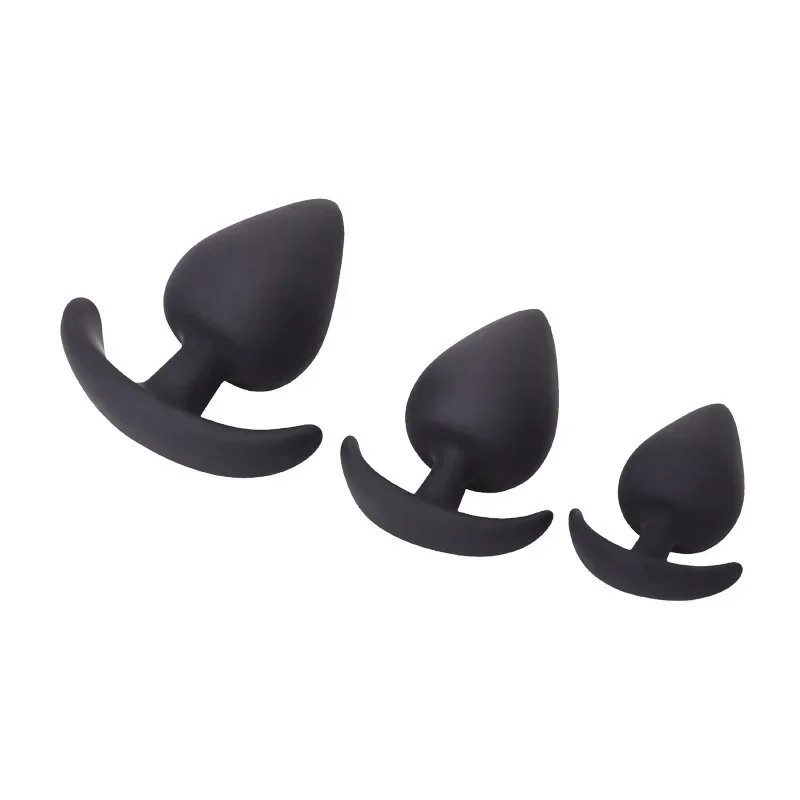 Anal Plug Silicone Anchor Anal Plug Big Butt Plug Anal Erotic Sex Toys for Men and Women 5 Sizes for Choice