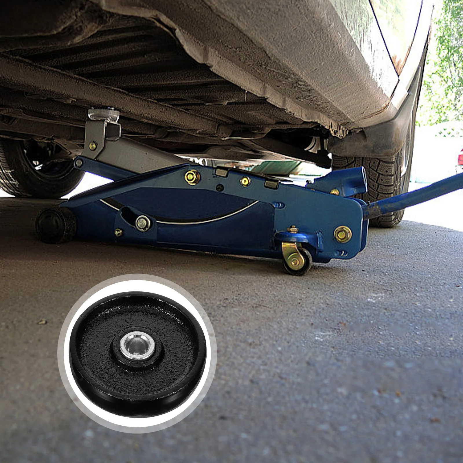 

Sturdy Jack Roller Professional Bearing Wheel Multi-use Jack Part Jack Accessory
