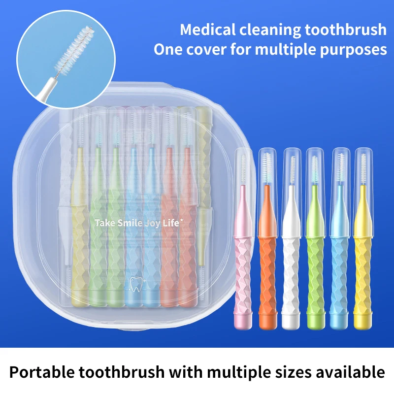 

18Pcs/Box Interdental Brushes Health Care Teeth Whitening Interdental Cleaners Orthodontic Dental Tooth Brush Oral Hygiene Tool