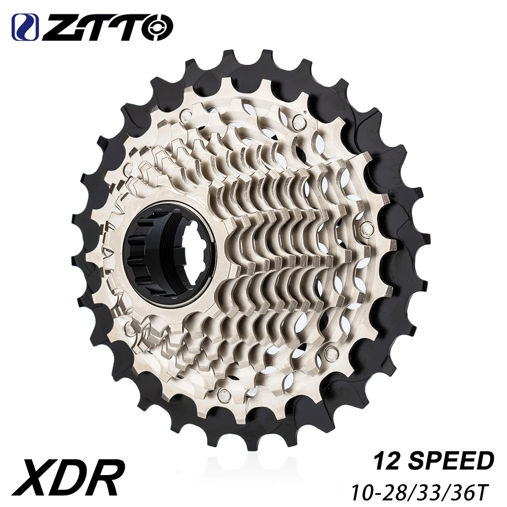 ZTTO 12 Speed XDR Road Bike Cassette 12S 1028 1033 1036T CNC Steel