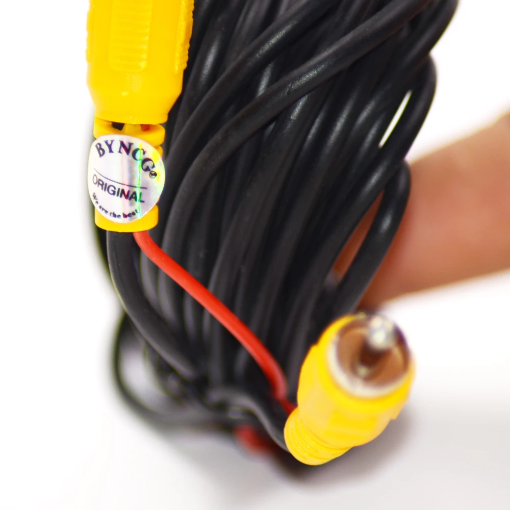 Advanced 10M Wired RCA Video Cable for Car Rear View Camera and Parking Monitor