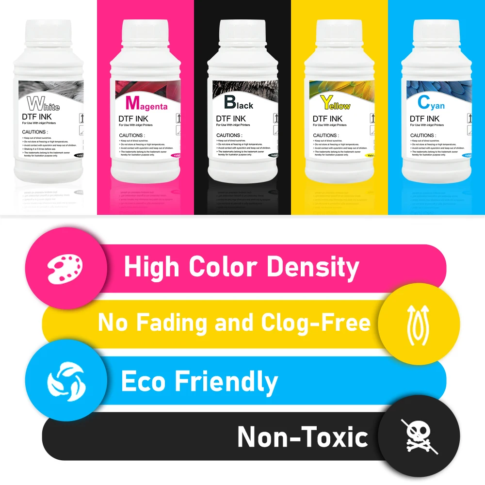 1000ML DTF Ink Cleaning Solution Direct Transfer Film Ink For Epson L805 1390 L1800 XP600 TX800 I3200 All DTF Printer