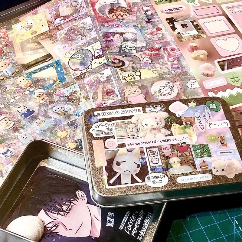 Y2K Cute Glitter Sticker Set 4