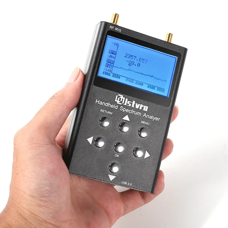 

15-2700M Handheld Spectrum Analyzer Oscilloscope Compatible With RF Explorer 3G Combo