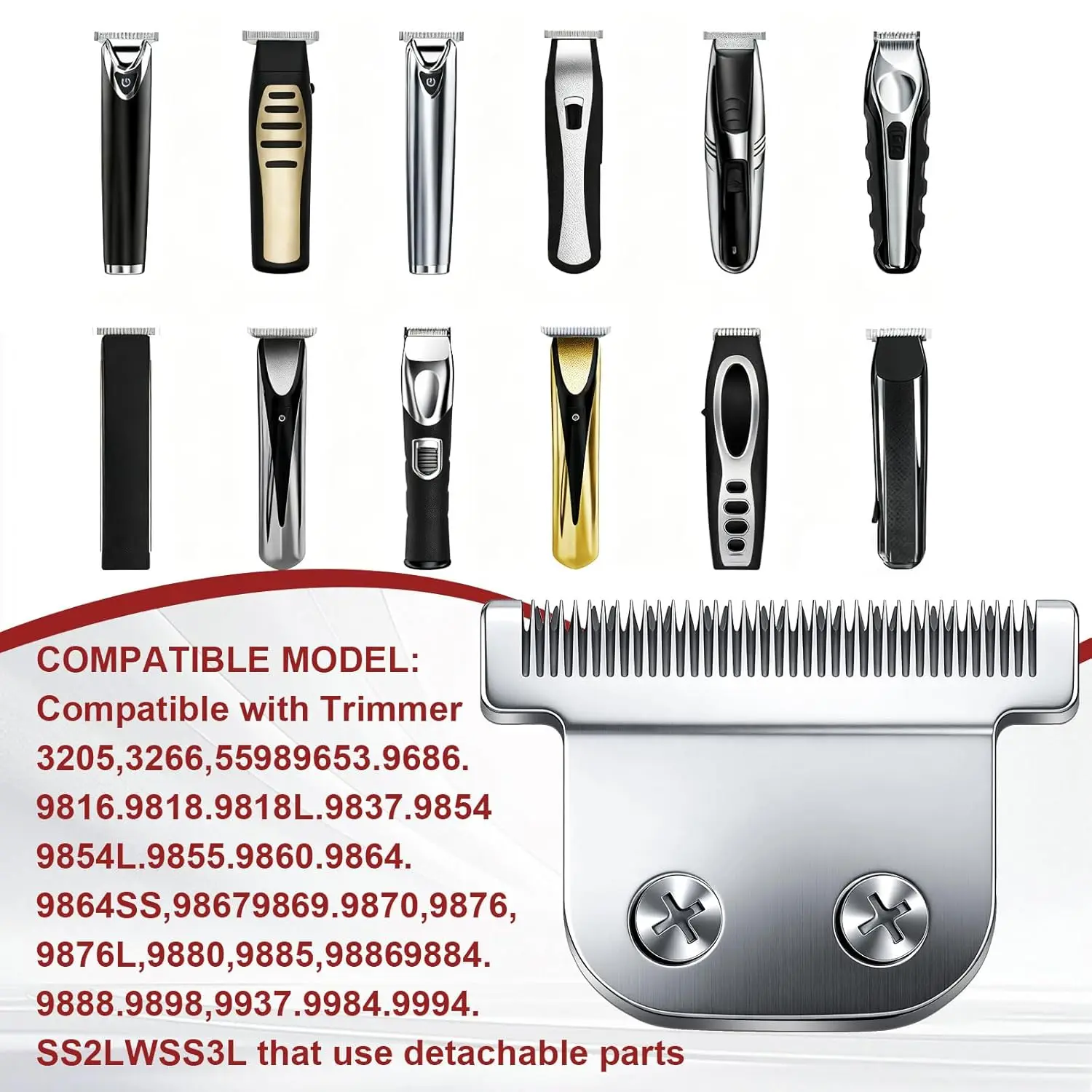 Wahl 트리머 9864/9864SS/9686/9818A/9854L/9876L/9854 /WSS3L..