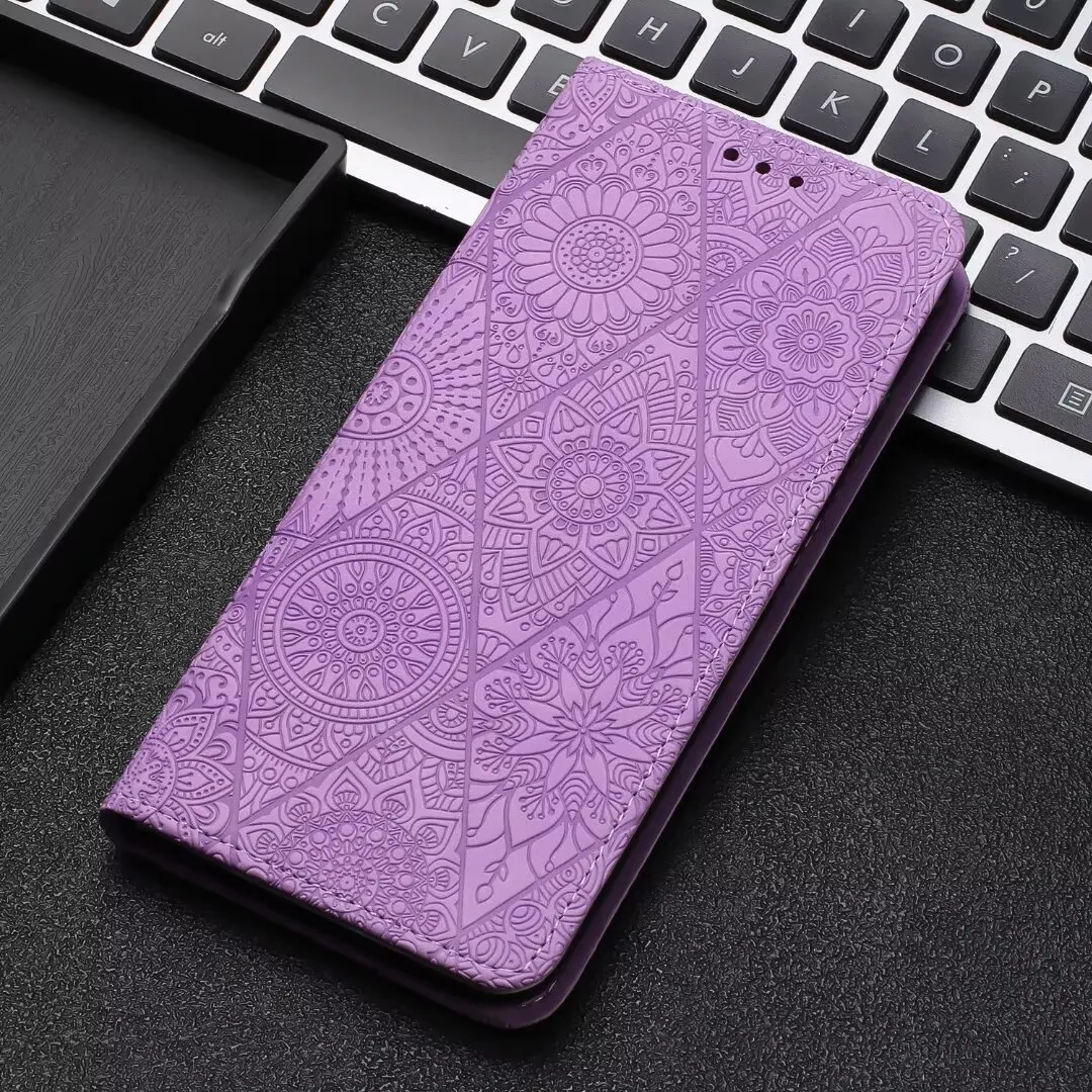 Premium Carbon Fiber Phone Case with Card Slot and Leather Flip Cover