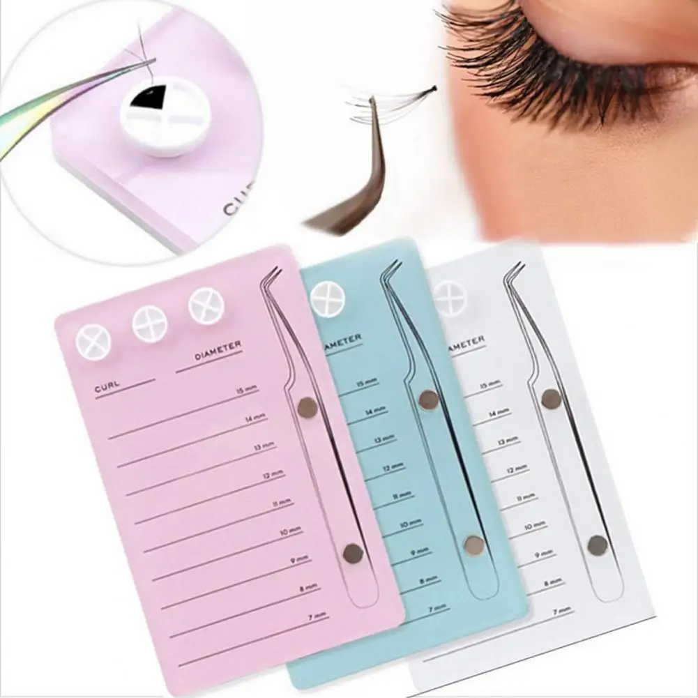 

Acrylic Lash Holder Eyelash Suction Plate Holder Glue Pallet Acrylic Board Grafting False Lashes Extension Makeup Tool Stand Pad