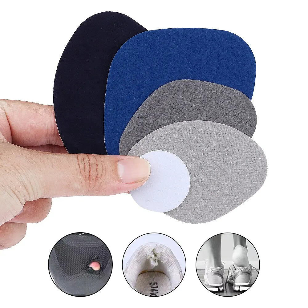 Patchs De Réparation Pour Chaussures - INF - Blanc - Protection Du Talon - 2 Tailles - 4 Paires