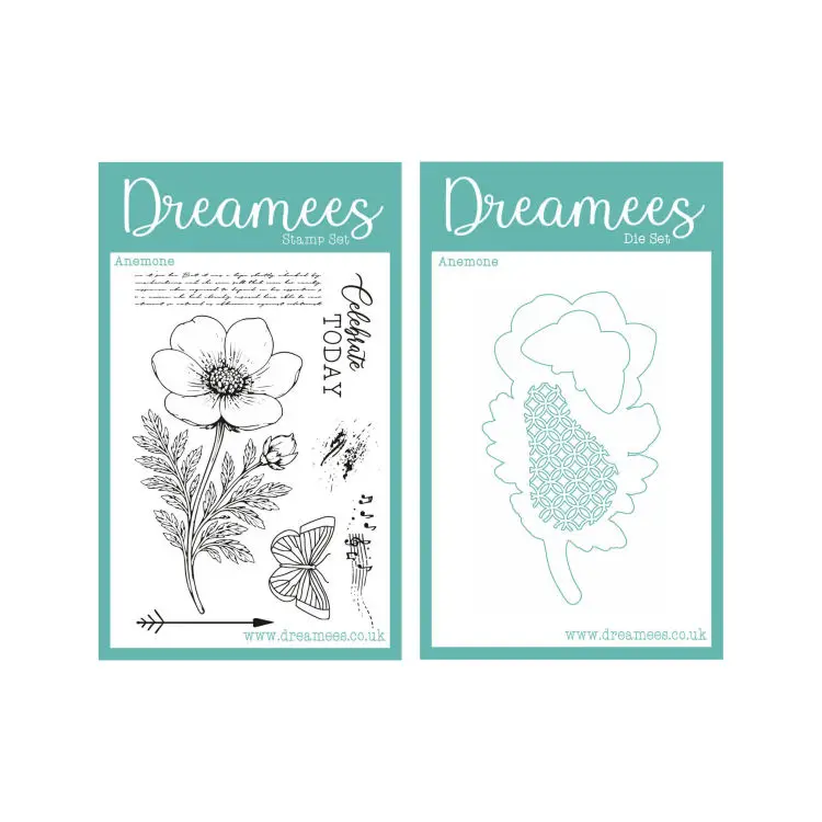 드림미즈 네스팅 DL 다이 아네모네 데이지 생일 축하 레시피 금속 커팅 다이 스탬프 DIY 스크랩북 다이어리 핸드메이드 2026 신상품