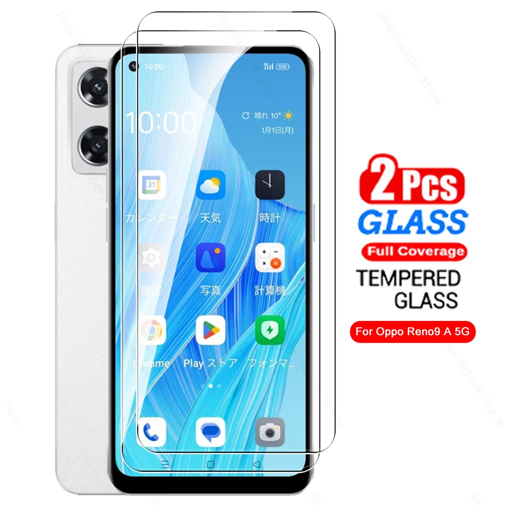 

2 шт. для Oppo Reno9 A 5G закаленное стекло Appo Reno 7 9 Reno7 A 7A A9 Reno9A CPH2523 Reno7A CPH2353 6,4 дюймов Защитное стекло для экрана