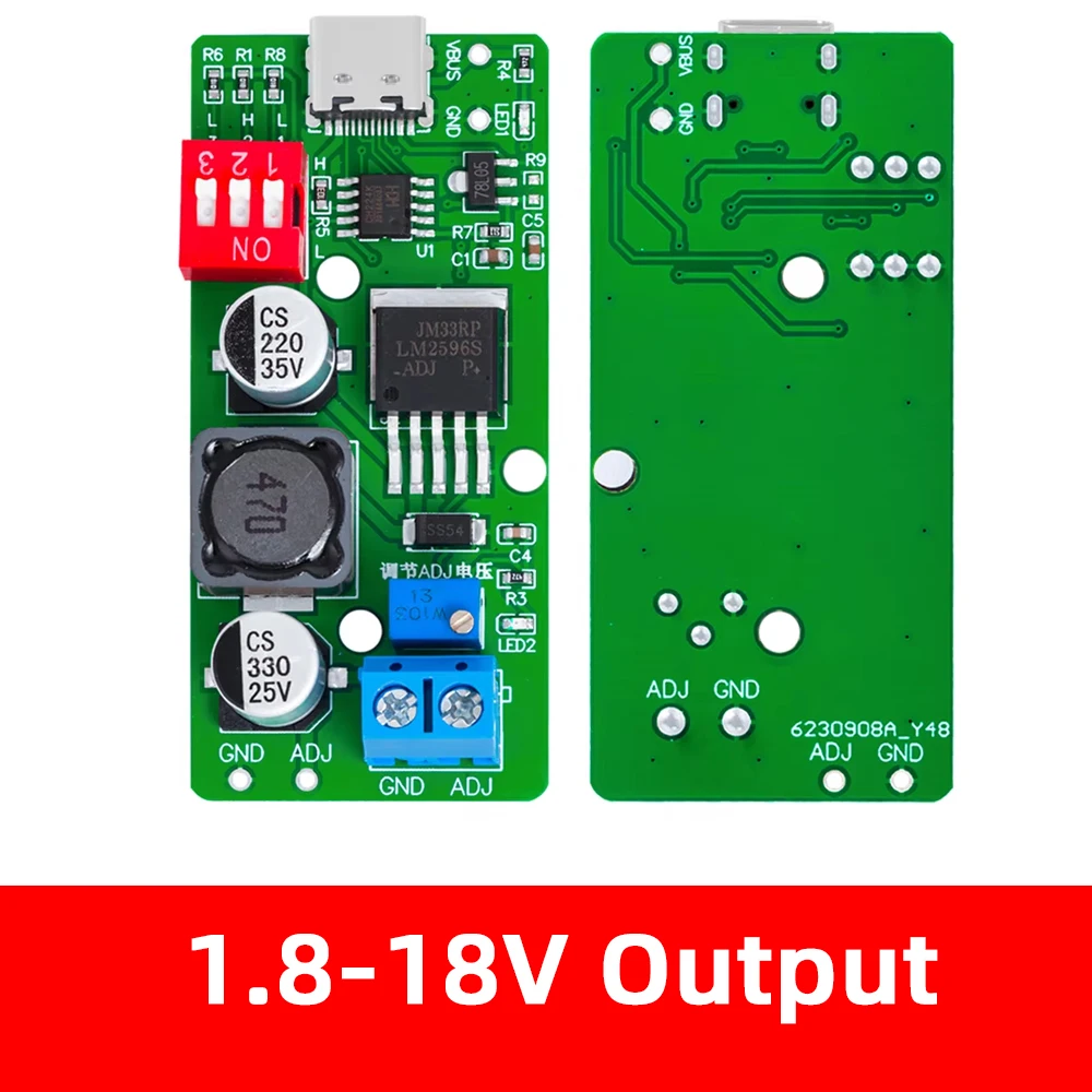 100W USB-C Fast Charge Trigger Module with PD/QC Support