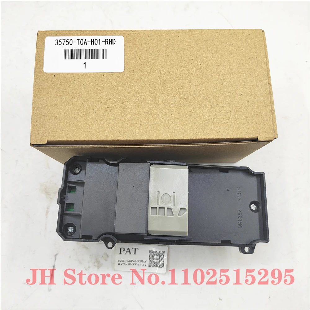 Driver Side Power Window Master Switch - Compatible With Honda Civic 2001-2005 Sedan & CR-V 2002-2006, 20-Pin