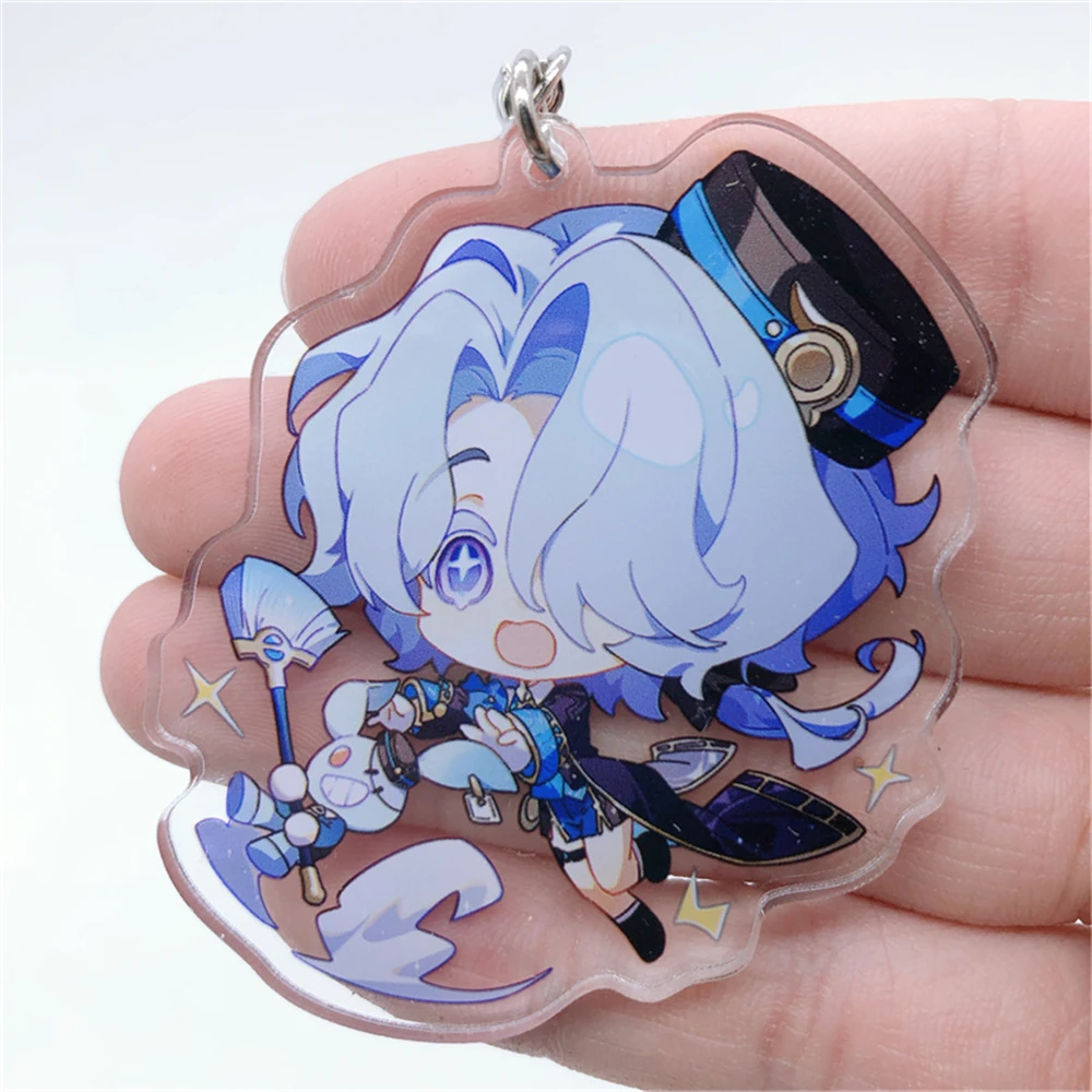 Game Honkai: Star Rail Robin Aventurine Acheron Cosplay Accessories Keychain Game Key Chain Pendant Cartoon Badge lovely Gifts anime ornament