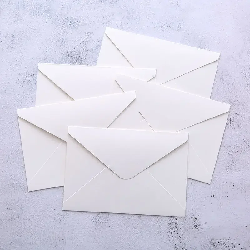 White Envelope Small Business Supplies Stationery Envelopes 30pcs/lot for Wedding High-grade 250g Paper Invitations Postcards