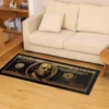 Black Gold 100 Dollar Bill Money Kitchen Floor Mat Home Decor Hallway Balcony Laundry Runners Rugs Bathroom Non-slip DoorMat 6