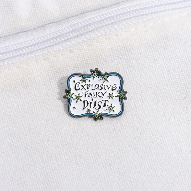 Creative English Letter Dialog Box Enamel Pins | Metal Badge Accessories For Women & Men
