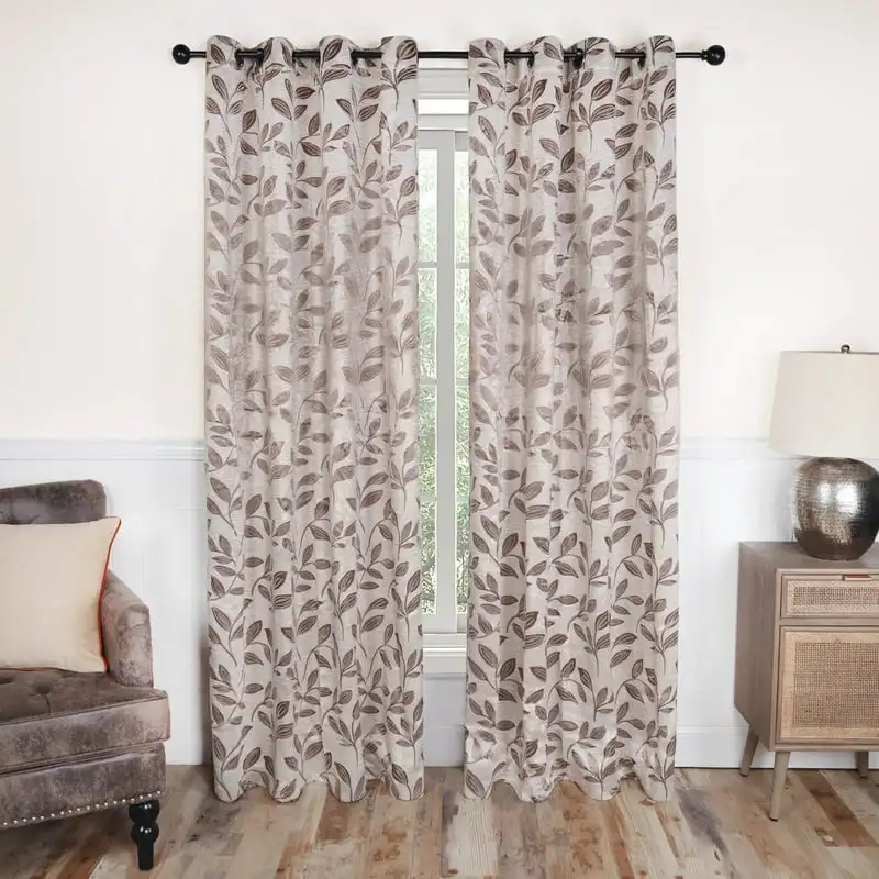 

Blackout Curtain Set of 2, 52 Fringe curtain Sheer curtains for living room Door curtains for doorways Kitchen curtains sets Cur