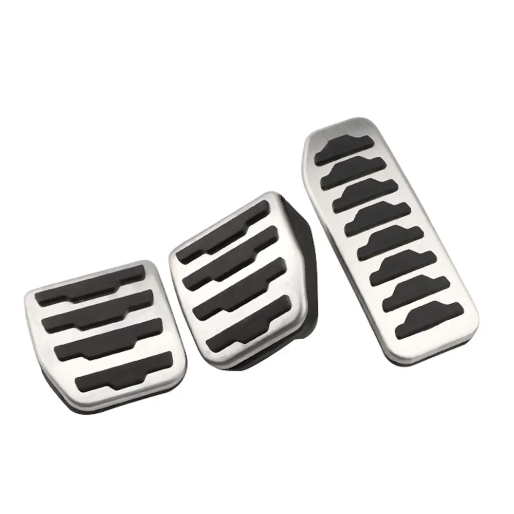 Color My Life Car Gas Pedals Brake Pedal for Land Rover Range Rover Evoque 2012+ Foot Rest Pedal Pad Cover Car Styling car pedals pedal cover