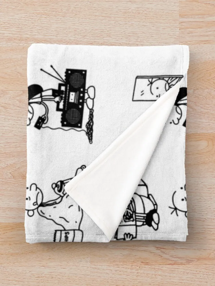 Wimpy Kid Greg Heffley Throw ���, �ʴ��� ������, ���Ÿ� �β��� �ִϸ��̼� ���, 4 ��