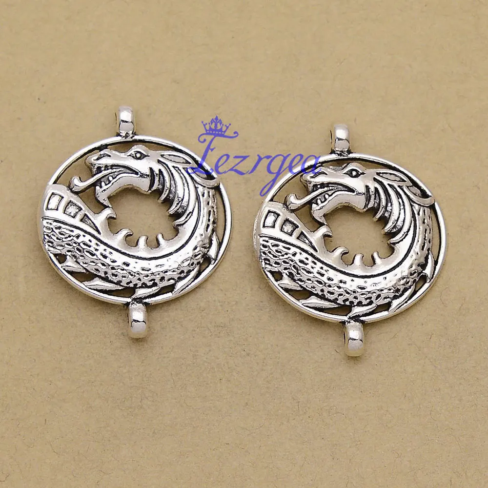 5 Pcs Dragon Charms Fit DIY Handmade Necklace Earring Bracelet Jewelry  Making