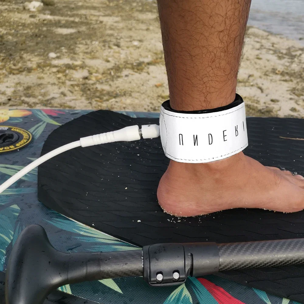 PRO SERIES Surf Leash SUP Board Non-Slip Cuff Lightweight Surfboard Leash Upgrade TPU 316L Stainless Swivel Longboard Surf Rope 6