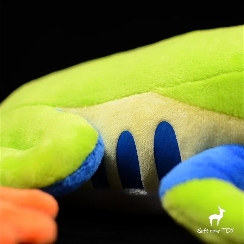 Red Eye Tree Frog High Fidelity Cute Plushie Poison Dart Frog Plush Toys Lifelike Animals Simulation Stuffed Doll Kawai Toy Gift 6