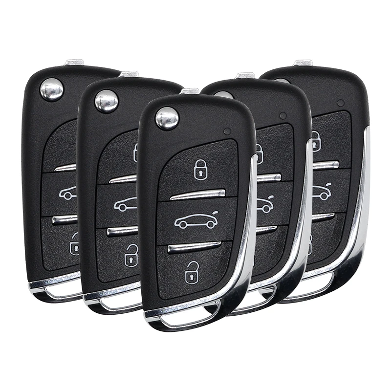 Aik 5Pcs A Series 3 Button Ds Type Universal Remote Key Fob Per K3 Mini Tool Keydiy Remote Control Keyless Maker Key Sostituzione