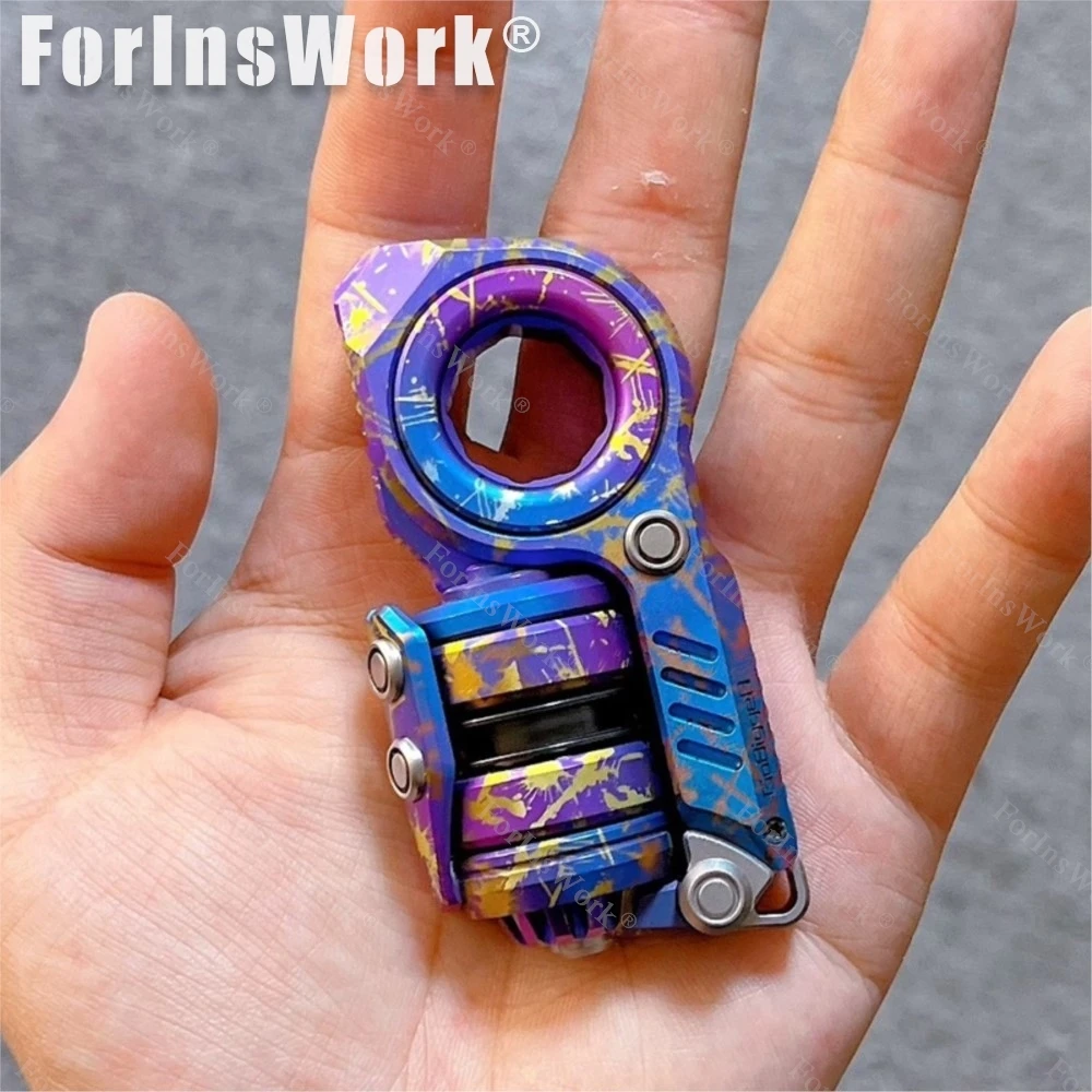 Gobigger Aurora DIY Polishing Titanium Splatter Ink Push Slider