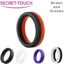 ANELLO ANELLI PENE TESTICOLI RITARDANTI FALLICI STIMOLANTI SILICONE - Foto 7